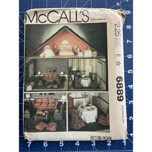 McCall's Pattern‎ 6889 Doll House Craft Package Uncut FF